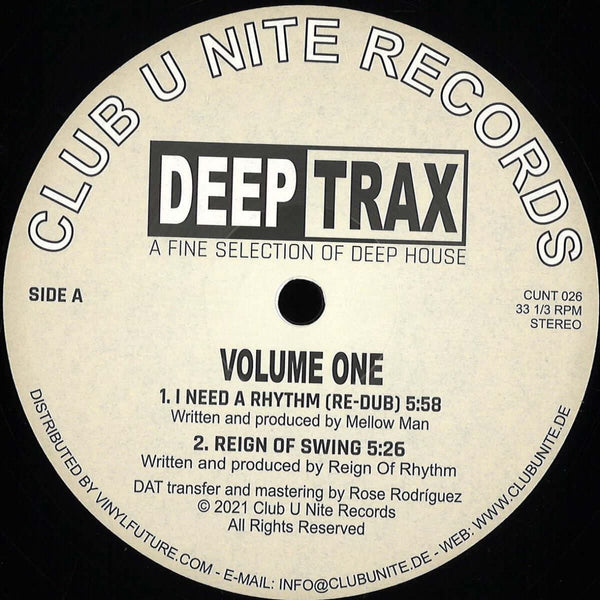 Various - Deep Trax Volume One Vinyl