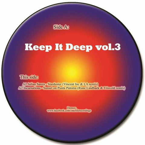 Various - 'Keep It Deep Vol 3' Vinyl Vinyl - Vinyl Record