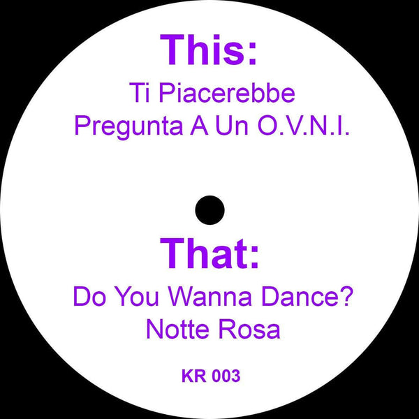 Various - 'Kissing Records 3' Vinyl Vinyl