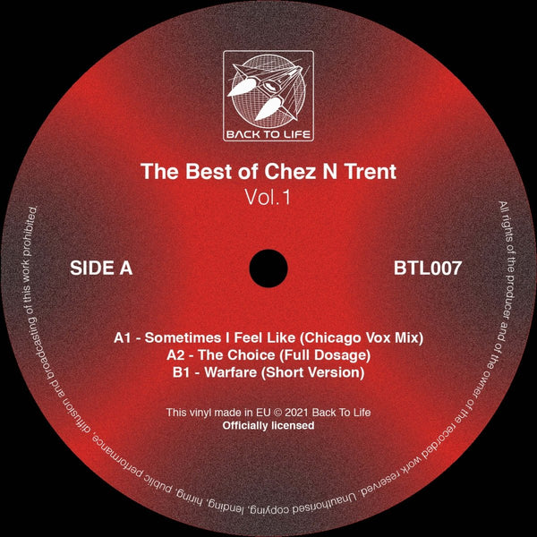 Various - The Best of Chez N Trent Vol 1 Vinyl