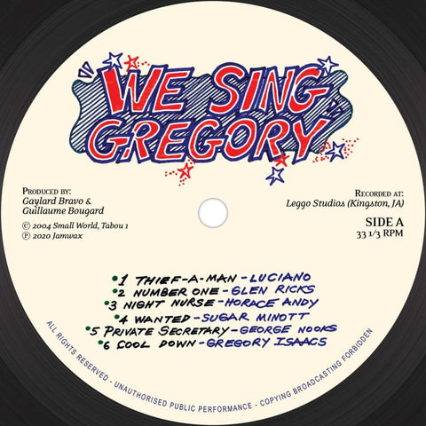 Various - We Sing Gregory Vinyl - Vinyl Record