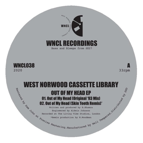 West Norwood Cassette Library - ‘Out of My Head’ EP Vinyl - Vinyl Record