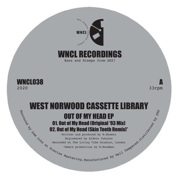 West Norwood Cassette Library - ‘Out of My Head’ EP Vinyl