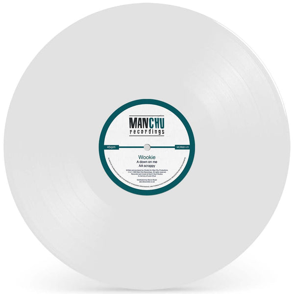 Wookie - 'Down On Me / Scrappy' White Vinyl Vinyl