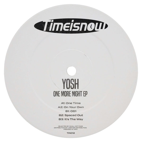 Yosh - One More Night EP Vinyl