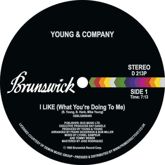 Young & Company - I Like (What You're Doing To Me) Vinyl