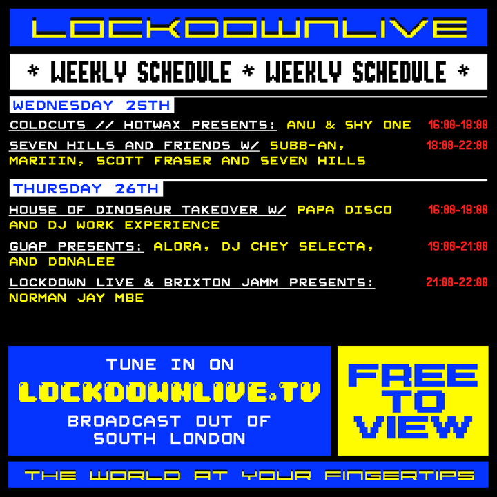 Lockdown Live - ColdCuts // Hotwax Anu & Shy One - Vinyl Records Article