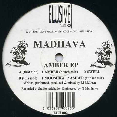 Madhava : Amber EP (12", EP) - Vinyl Record