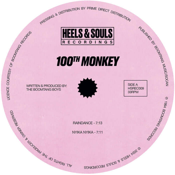 100th Monkey - Raindance / Nyika Nyika (Manuel Darquart Remix) Vinyl