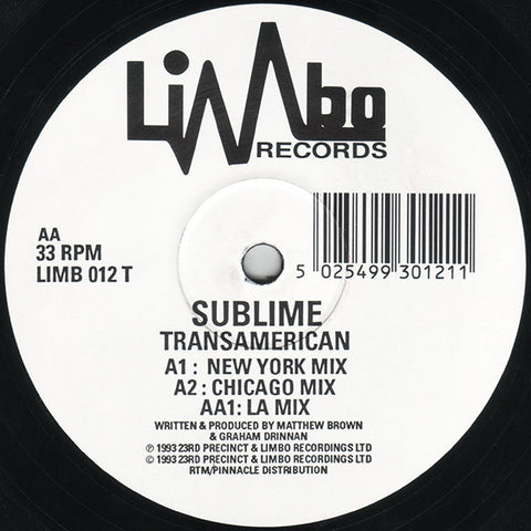 Sublime : Transamerican (12") - Vinyl Record