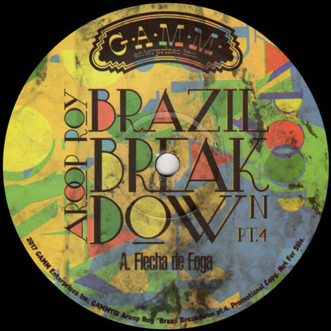 Aroop Roy : Brazil Breakdown Pt.4 (12", EP) is available for sale at our shop at a great price. We have a huge collection of Vinyl's, CD's, Cassettes & other formats available for sale for music lovers - Vinyl Record