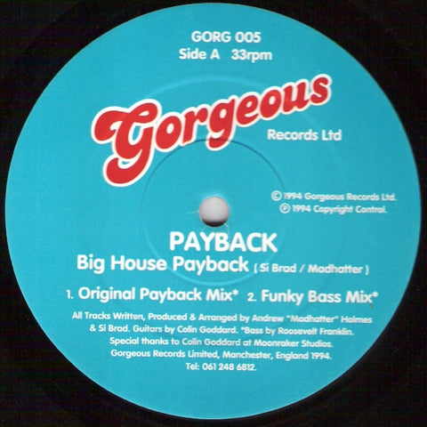 Payback (26) : Big House Payback (12") - Vinyl Record