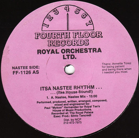 Royal Orchestra Ltd. : Itsa Nastee Rhythm (12") - Vinyl Record