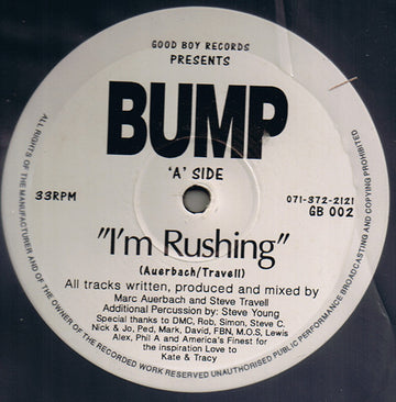 Bump : I'm Rushing (12