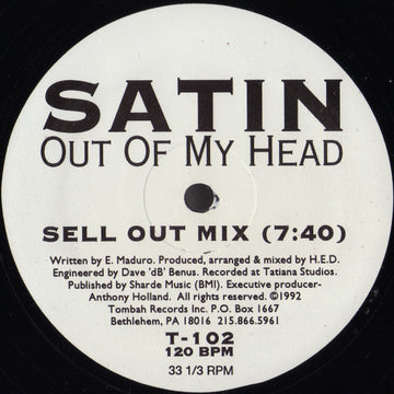 Satin* : Out Of My Head (12