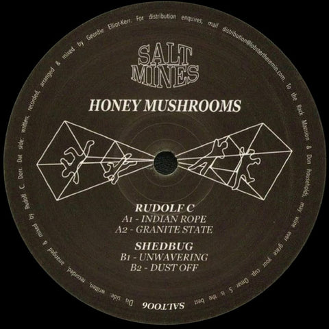 Rudolf C, Shedbug : Honey Mushrooms (12", EP) - Vinyl Record