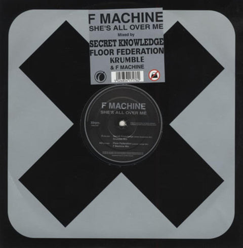 F Machine : She's All Over Me (12") - Vinyl Record