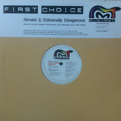 First Choice : Armed And Extremely Dangerous (1997 Remixes By Full Intention & Cevin Fisher) (2x12", Promo) - Vinyl Record