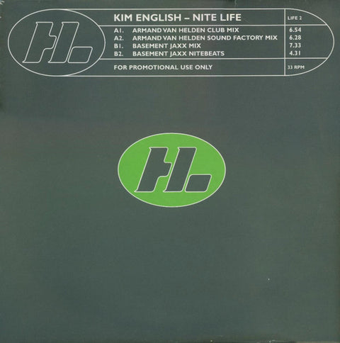 Kim English : Nite Life (12", Promo) - Vinyl Record