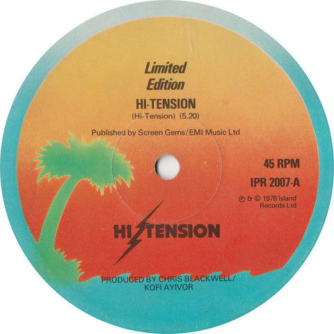 Hi-Tension : Hi-Tension / Girl I Betcha (12", Ltd) - Vinyl Record