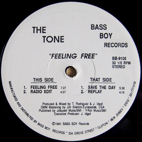 The Tone : Feeling Free (12") - Vinyl Record