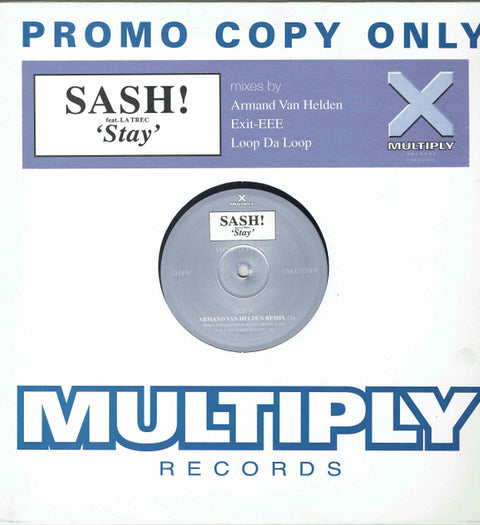 Sash! Feat. La Trec : Stay (12", Promo) - Vinyl Record