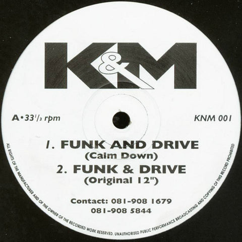 K&M : Funk & Drive (12") - Vinyl Record