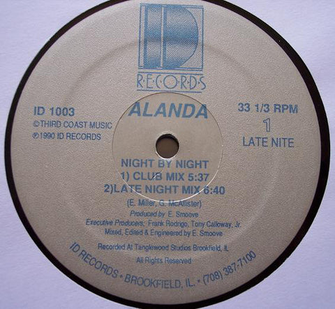 Alanda* : Night By Night (12") - Vinyl Record