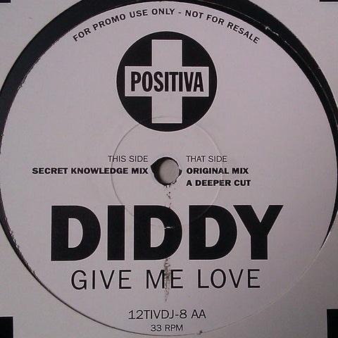 Diddy : Give Me Love (12", Promo) - Vinyl Record