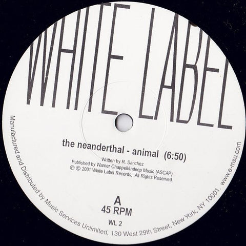 The Neanderthal : Animal (12") - Vinyl Record