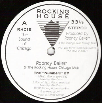 Rodney Bakerr & The Rocking House Chicago Mob : The 