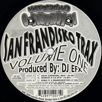 DJ EFX : San Frandisko Trax Volume One (12