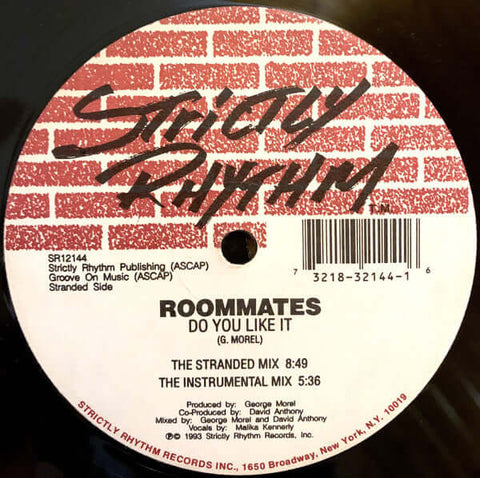 Roommates : Do You Like It (12") is available for sale at our shop at a great price. We have a huge collection of Vinyl's, CD's, Cassettes & other formats available for sale for music lovers - Vinyl Record