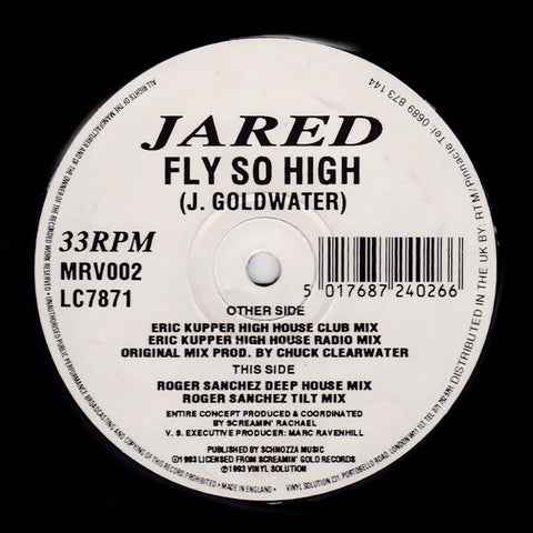 Jared (2) : Fly So High (12") - Vinyl Record