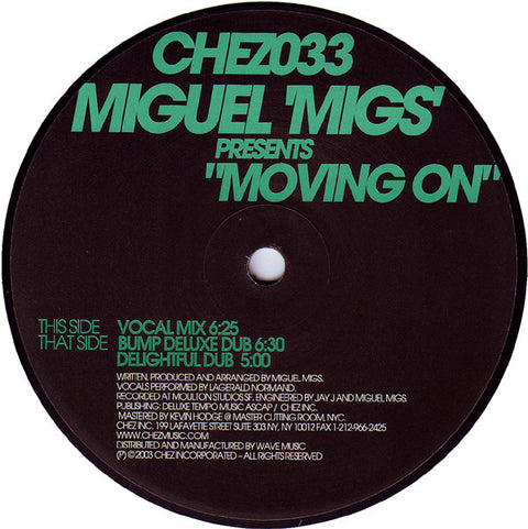 Miguel 'Migs'* : Moving On (12") - Vinyl Record