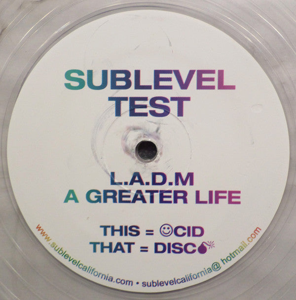 L.A.D.M. : A Greater Life (12", Cle)