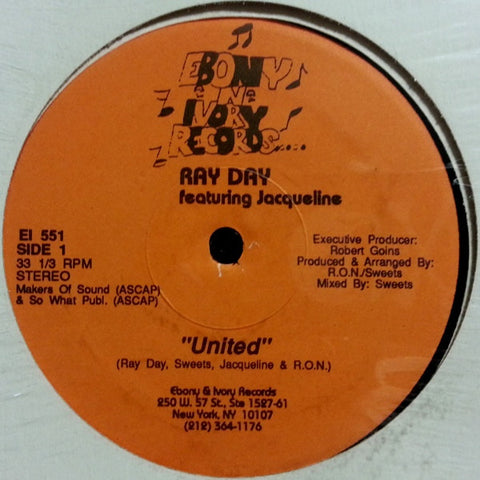 Ray Day (2) Featuring Jacqueline / Headless Horseman : United / The Beat Goes On (12") - Vinyl Record