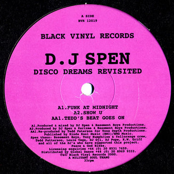 D.J Spen* : Disco Dreams Revisited (12