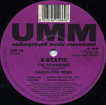 X-Static : I'm Standing (Kamasutra Remix) (12