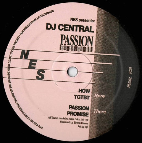 DJ Central* : Passion (12", EP) - Vinyl Record