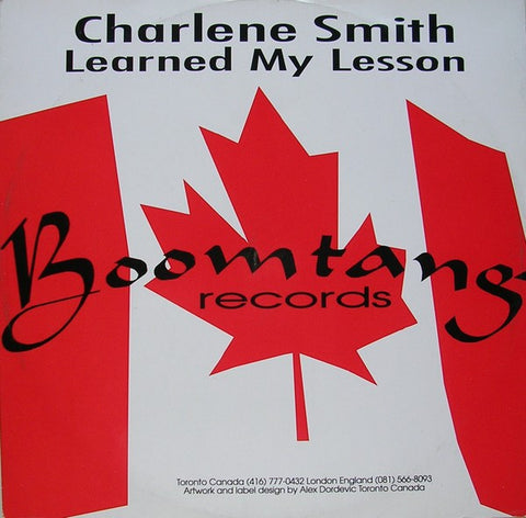 Charlene Smith : Learned My Lesson (12") - Vinyl Record