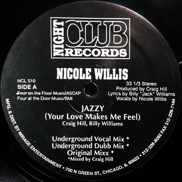 Nicole Willis (3) : Jazzy (Your Love Makes Me Feel) (12