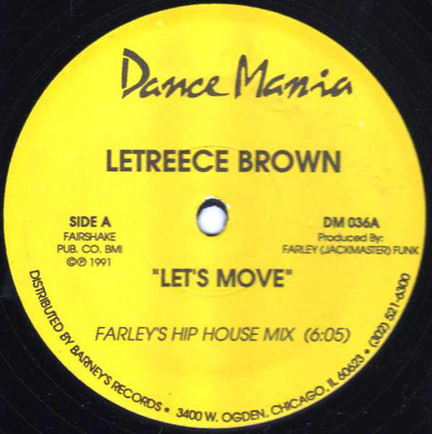 Letreece Brown* : Let's Move (12") - Vinyl Record