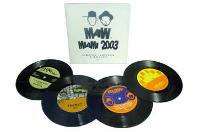 Various : MAW Miami 2003 (4x7", Ltd + Box) - Vinyl Record