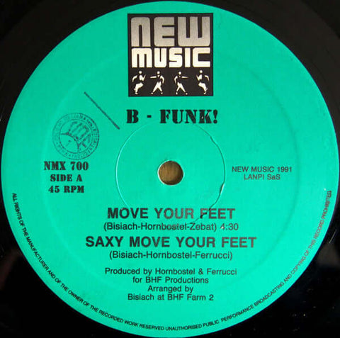 B-Funk! : Move Your Feet (12") is available for sale at our shop at a great price. We have a huge collection of Vinyl's, CD's, Cassettes & other formats available for sale for music lovers - Vinyl Record