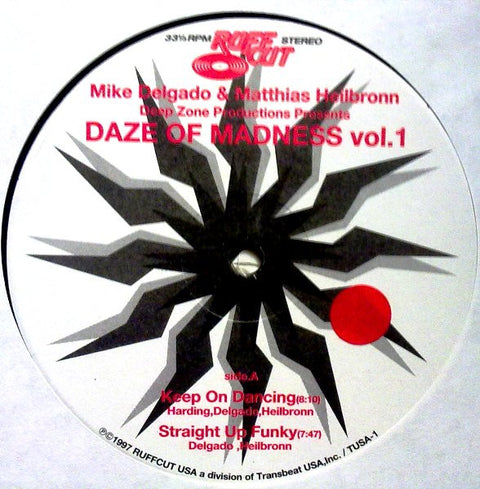 Deep Zone Productions* : Daze Of Madness Vol.1・2 (2x12", Album) - Vinyl Record