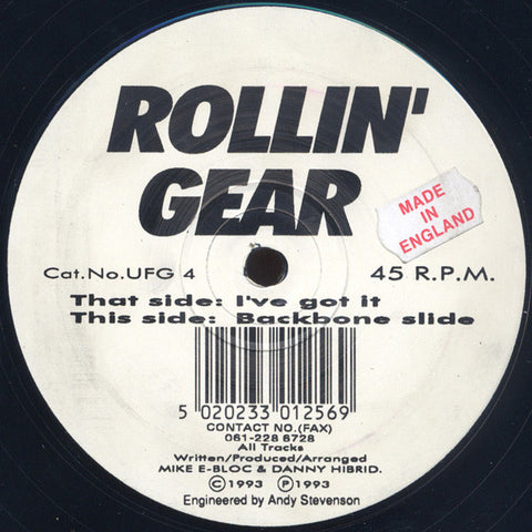 Rollin' Gear : I've Got It (12") - Vinyl Record