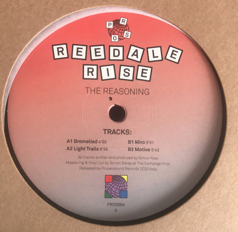 Reedale Rise : The Reasoning (12", EP) - Vinyl Record