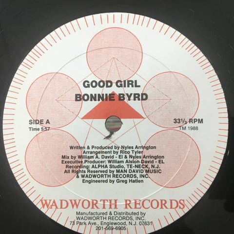 Bonnie Byrd : Good Girl / We Can Make It (12") - Vinyl Record