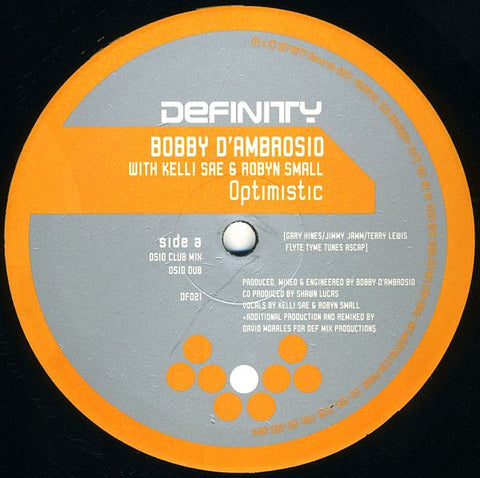 Bobby D'Ambrosio : Optimistic (12") - Vinyl Record